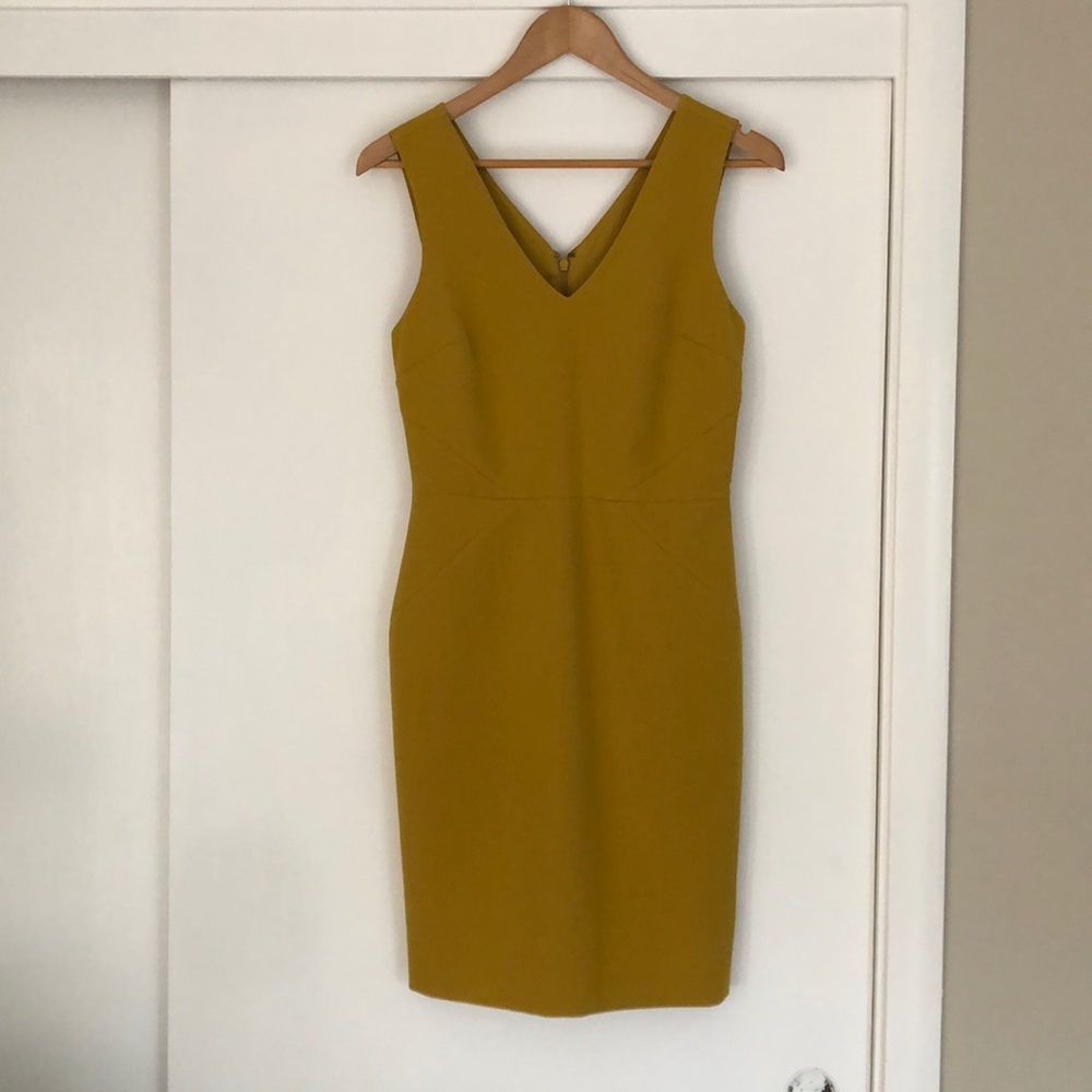 Mustard Yellow Banana Republic Tailored dress - Picture 2 of 6
